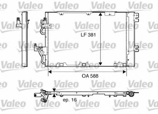 Valeo 818114 Радіатор кондиціонера (Конденсатор) 818114: Купити у Польщі - Добра ціна на 2407.PL!