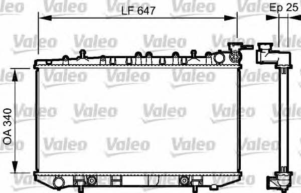 Valeo 734152 Radiator, engine cooling 734152: Buy near me in Poland at 2407.PL - Good price!