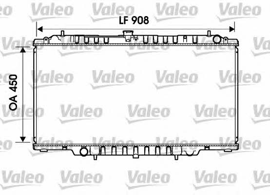 Valeo 734153 Radiator, engine cooling 734153: Buy near me in Poland at 2407.PL - Good price!