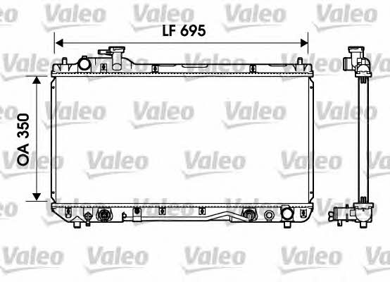 Valeo 734217 Radiator, engine cooling 734217: Buy near me in Poland at 2407.PL - Good price!