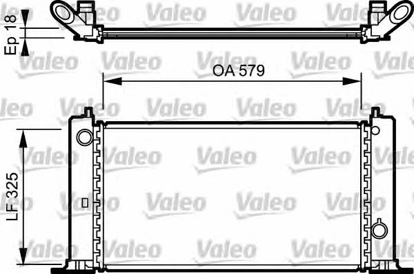 Valeo 734228 Радиатор охлаждения двигателя 734228: Отличная цена - Купить в Польше на 2407.PL!
