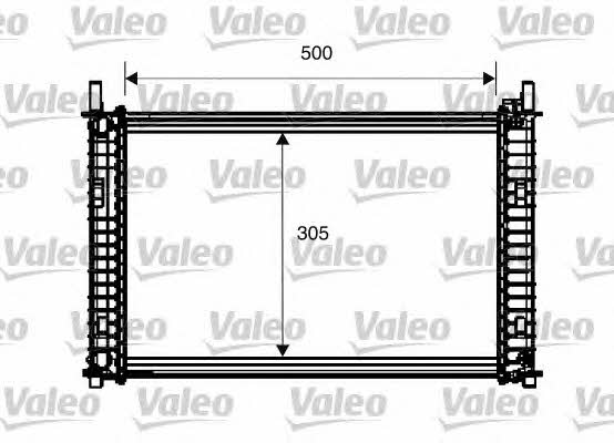 Valeo 734274 Radiator, engine cooling 734274: Buy near me in Poland at 2407.PL - Good price!