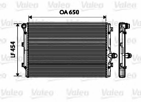 Valeo 734333 Radiator, engine cooling 734333: Buy near me in Poland at 2407.PL - Good price!