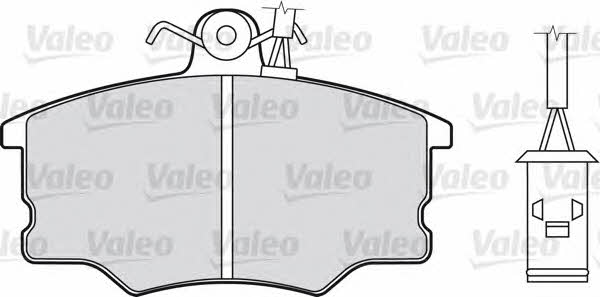 Valeo 598003 Brake Pad Set, disc brake 598003: Buy near me at 2407.PL in Poland at an Affordable price!