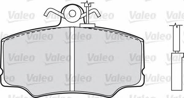 Valeo 598005 Brake Pad Set, disc brake 598005: Buy near me at 2407.PL in Poland at an Affordable price!