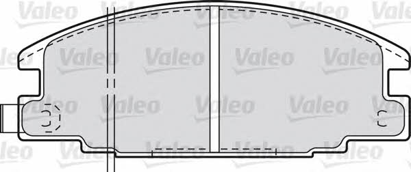 Valeo 598020 Brake Pad Set, disc brake 598020: Buy near me in Poland at 2407.PL - Good price!