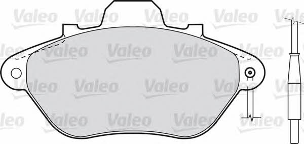 Valeo 598029 Тормозные колодки дисковые, комплект 598029: Отличная цена - Купить в Польше на 2407.PL!