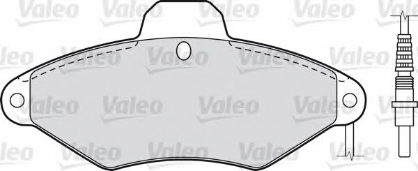 Valeo 598031 Brake Pad Set, disc brake 598031: Buy near me in Poland at 2407.PL - Good price!