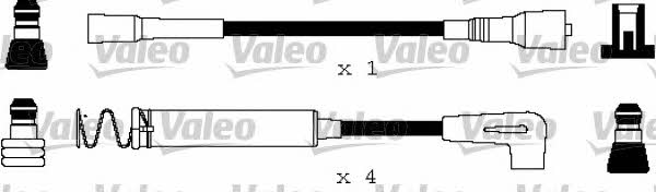 Valeo 346136 Дроти високовольтні, комплект 346136: Приваблива ціна - Купити у Польщі на 2407.PL!