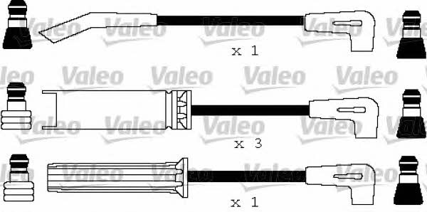 Valeo 346160 Провода высоковольтные, комплект 346160: Отличная цена - Купить в Польше на 2407.PL!