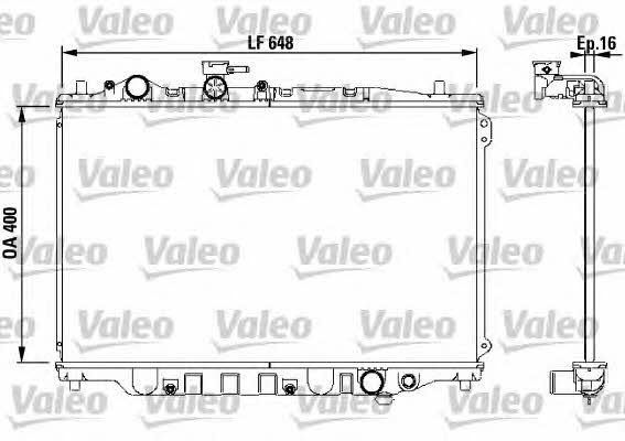 Valeo 730440 Радиатор охлаждения двигателя 730440: Отличная цена - Купить в Польше на 2407.PL!