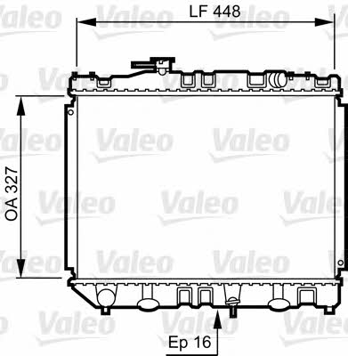 Valeo 730461 Radiator, engine cooling 730461: Buy near me at 2407.PL in Poland at an Affordable price!