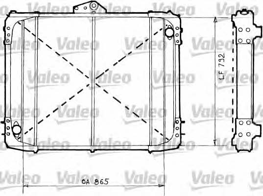 Valeo 730487 Radiator, engine cooling 730487: Buy near me at 2407.PL in Poland at an Affordable price!