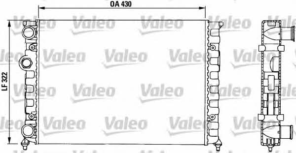 Valeo 730503 Radiator, engine cooling 730503: Buy near me at 2407.PL in Poland at an Affordable price!