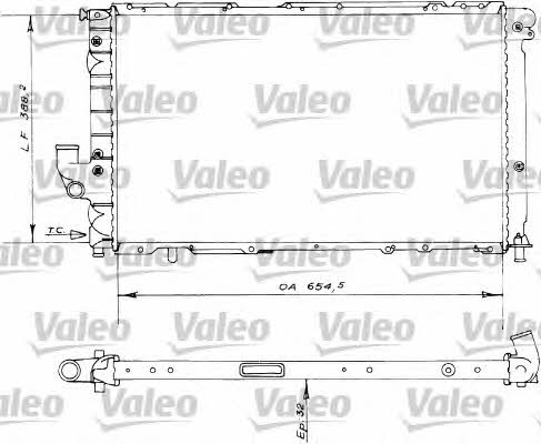 Valeo 730536 Radiator, engine cooling 730536: Buy near me in Poland at 2407.PL - Good price!