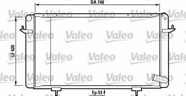 Valeo 730588 Radiator, engine cooling 730588: Buy near me in Poland at 2407.PL - Good price!