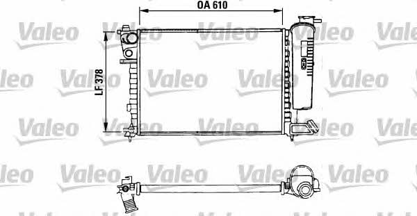 Valeo 730630 Radiator, engine cooling 730630: Buy near me at 2407.PL in Poland at an Affordable price!