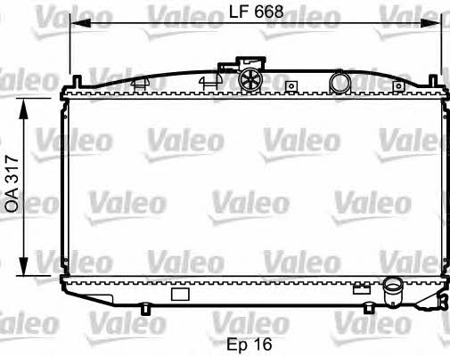 Valeo 734623 Radiator, engine cooling 734623: Buy near me at 2407.PL in Poland at an Affordable price!