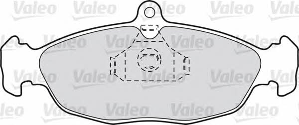 Valeo 598039 Brake Pad Set, disc brake 598039: Buy near me in Poland at 2407.PL - Good price!