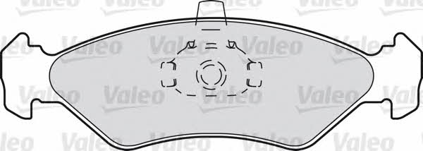 Valeo 598043 Brake Pad Set, disc brake 598043: Buy near me in Poland at 2407.PL - Good price!