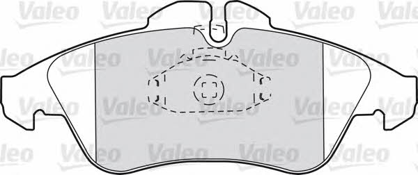 Valeo 598044 Brake Pad Set, disc brake 598044: Buy near me in Poland at 2407.PL - Good price!