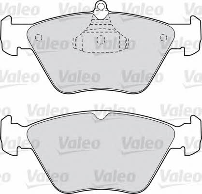 Valeo 598050 Тормозные колодки дисковые, комплект 598050: Отличная цена - Купить в Польше на 2407.PL!