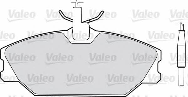 Valeo 598061 Brake Pad Set, disc brake 598061: Buy near me in Poland at 2407.PL - Good price!