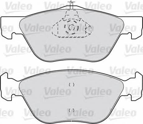 Valeo 598065 Brake Pad Set, disc brake 598065: Buy near me in Poland at 2407.PL - Good price!