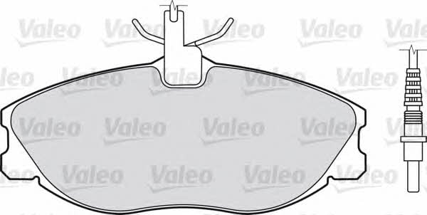 Valeo 598069 Brake Pad Set, disc brake 598069: Buy near me in Poland at 2407.PL - Good price!