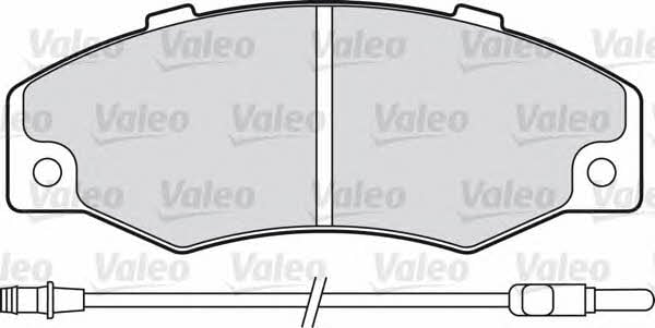 Valeo 598082 Brake Pad Set, disc brake 598082: Buy near me at 2407.PL in Poland at an Affordable price!