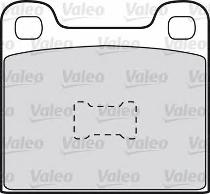 Valeo 598098 Brake Pad Set, disc brake 598098: Buy near me in Poland at 2407.PL - Good price!