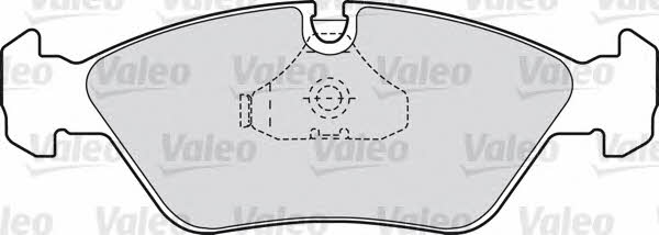 Valeo 598104 Brake Pad Set, disc brake 598104: Buy near me in Poland at 2407.PL - Good price!