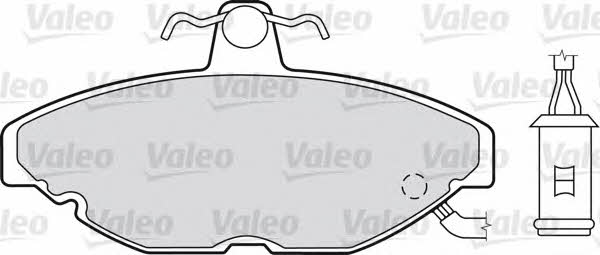 Valeo 598118 Brake Pad Set, disc brake 598118: Buy near me in Poland at 2407.PL - Good price!