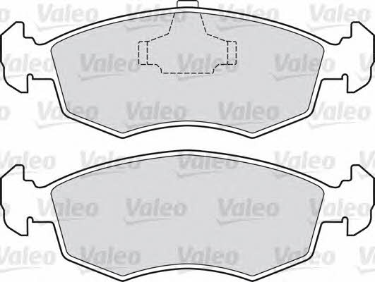 Valeo 598120 Brake Pad Set, disc brake 598120: Buy near me in Poland at 2407.PL - Good price!
