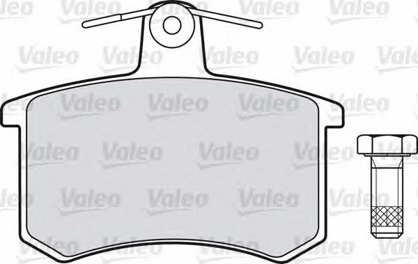 Valeo 598125 Тормозные колодки дисковые, комплект 598125: Отличная цена - Купить в Польше на 2407.PL!
