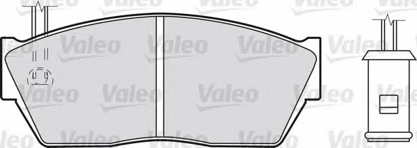 Valeo 598131 Тормозные колодки дисковые, комплект 598131: Отличная цена - Купить в Польше на 2407.PL!
