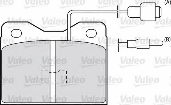 Valeo 598143 Гальмівні колодки, комплект 598143: Приваблива ціна - Купити у Польщі на 2407.PL!