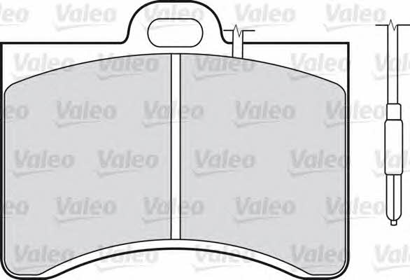 Valeo 598147 Brake Pad Set, disc brake 598147: Buy near me in Poland at 2407.PL - Good price!