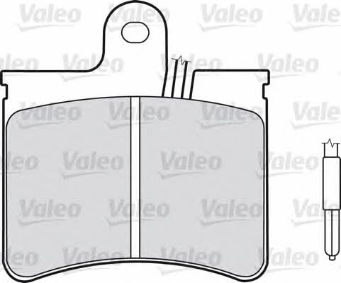Valeo 598149 Brake Pad Set, disc brake 598149: Buy near me at 2407.PL in Poland at an Affordable price!