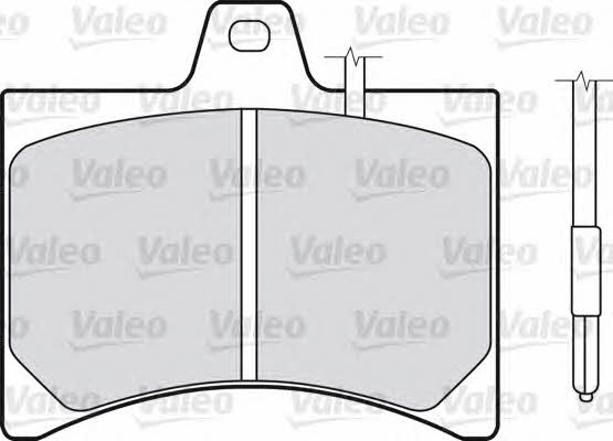 Valeo 598150 Brake Pad Set, disc brake 598150: Buy near me in Poland at 2407.PL - Good price!