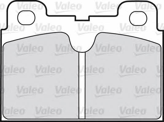 Valeo 598163 Brake Pad Set, disc brake 598163: Buy near me in Poland at 2407.PL - Good price!