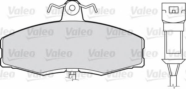 Valeo 598169 Brake Pad Set, disc brake 598169: Buy near me in Poland at 2407.PL - Good price!