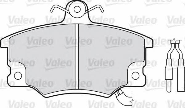 Valeo 598219 Brake Pad Set, disc brake 598219: Buy near me in Poland at 2407.PL - Good price!