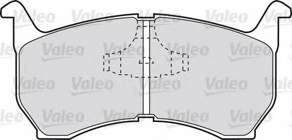 Valeo 598239 Brake Pad Set, disc brake 598239: Buy near me in Poland at 2407.PL - Good price!