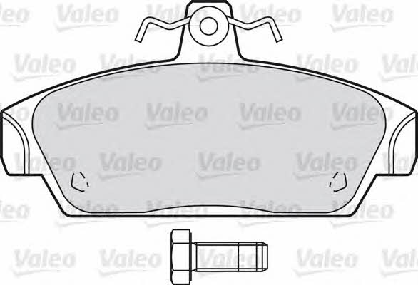 Valeo 598254 Brake Pad Set, disc brake 598254: Buy near me in Poland at 2407.PL - Good price!