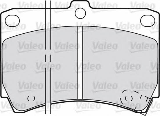Valeo 598274 Brake Pad Set, disc brake 598274: Buy near me in Poland at 2407.PL - Good price!