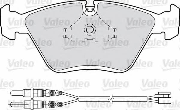 Valeo 598281 Klocki hamulcowe, zestaw 598281: Atrakcyjna cena w Polsce na 2407.PL - Zamów teraz!