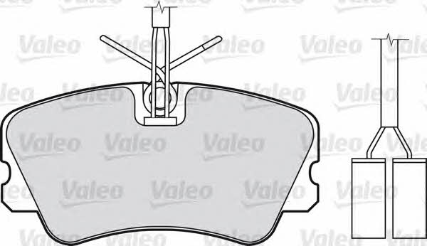 Valeo 598289 Brake Pad Set, disc brake 598289: Buy near me in Poland at 2407.PL - Good price!