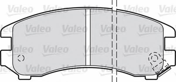 Valeo 598296 Тормозные колодки дисковые, комплект 598296: Отличная цена - Купить в Польше на 2407.PL!