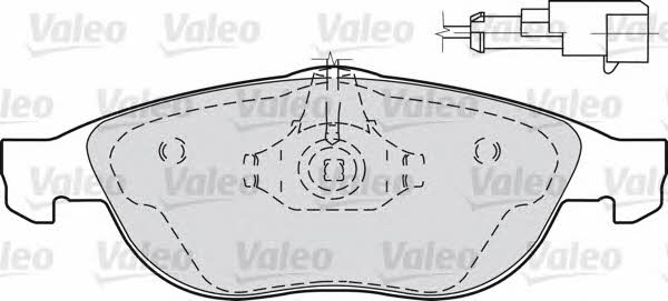 Valeo 598297 Brake Pad Set, disc brake 598297: Buy near me in Poland at 2407.PL - Good price!
